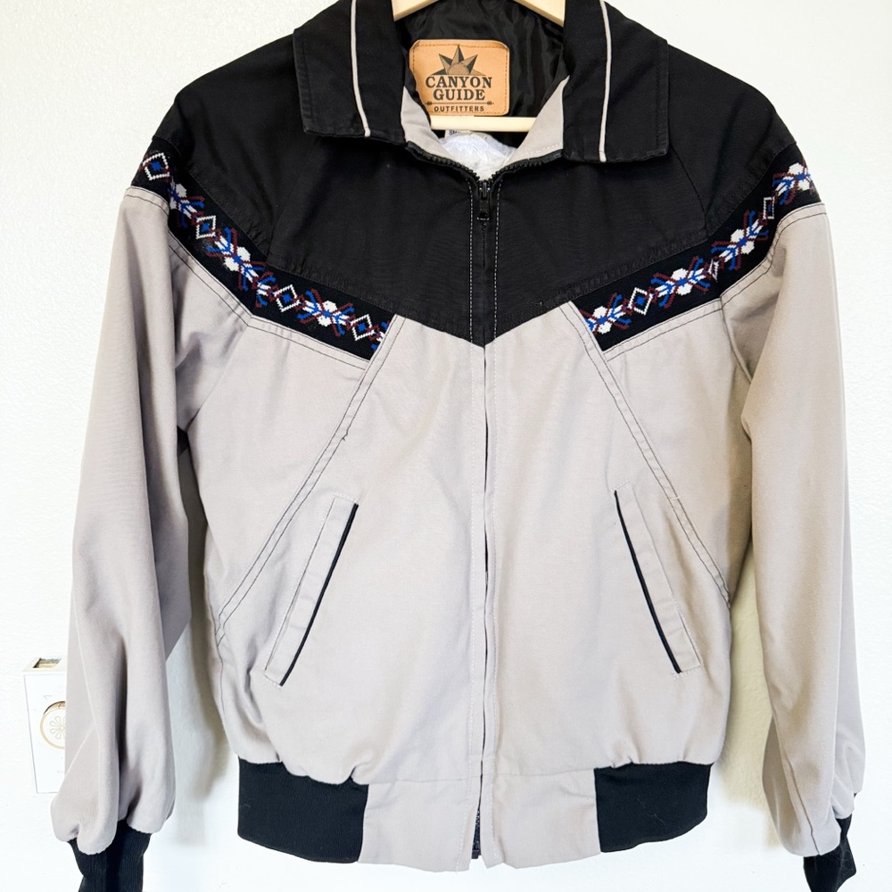 Vintage Canyon Guide Outfitters Blue Dog Ranch Jacket | Southwestern | Small